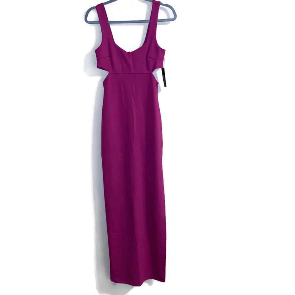 Tempting Fate Magenta Cutout Maxi Dress- Lulus
